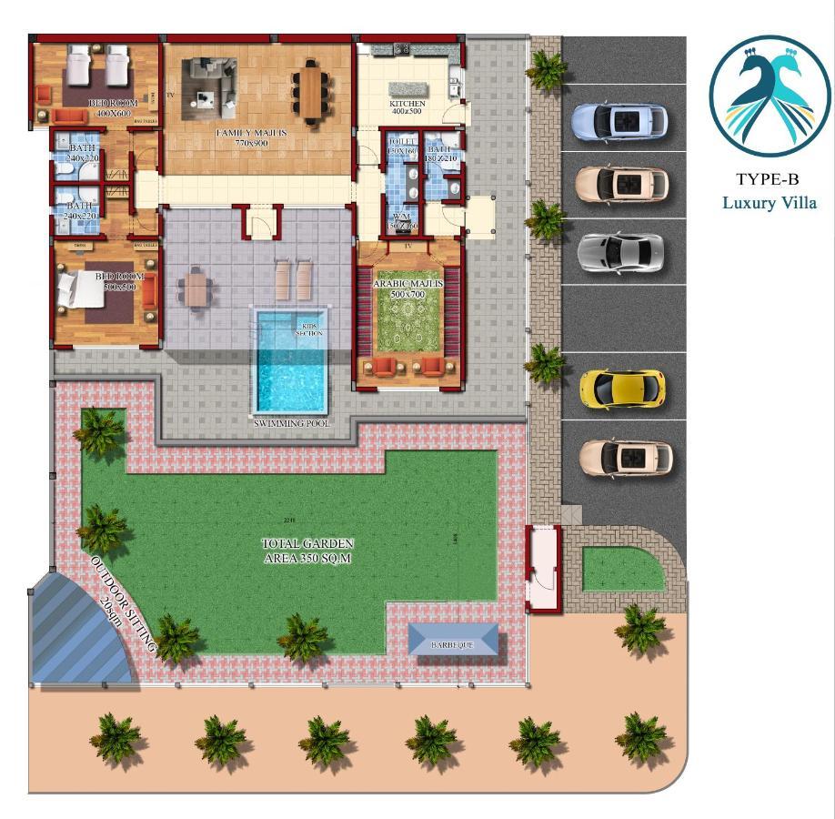 Asahalah Farm Pool Villas Seeb Extérieur photo